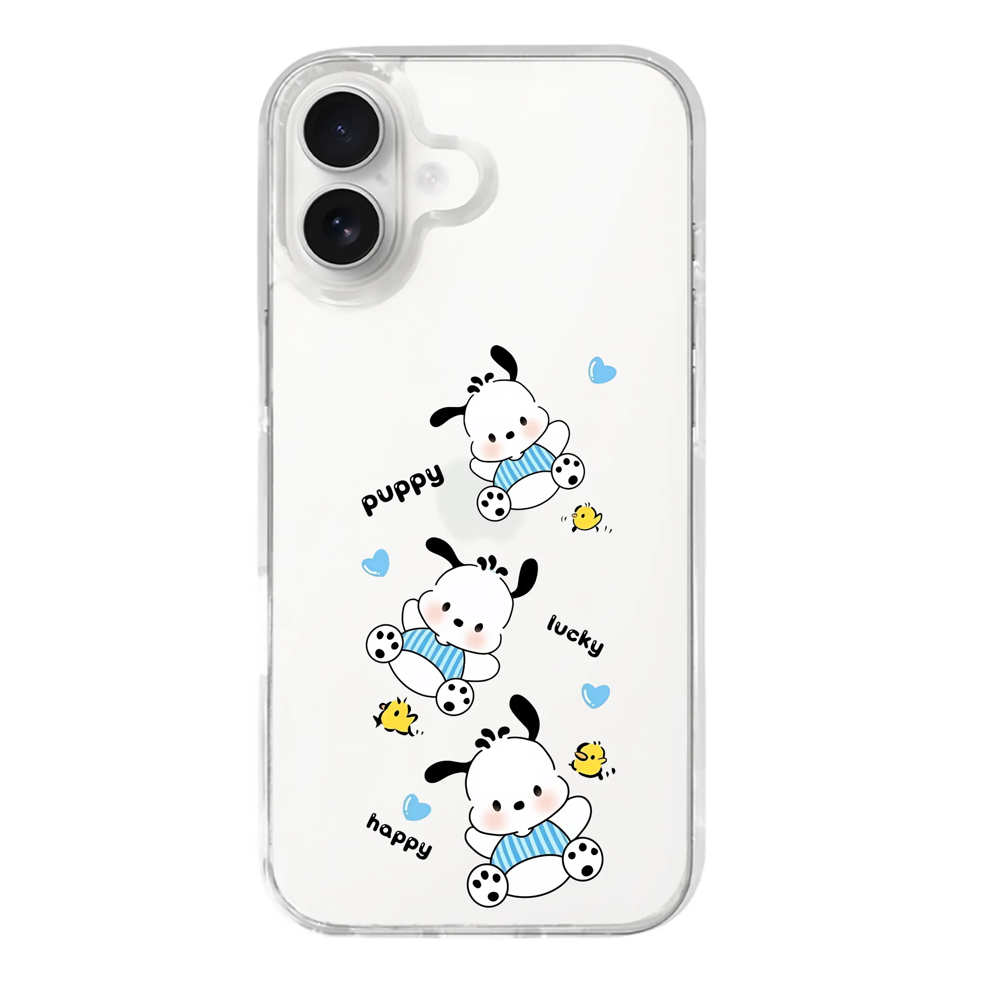 サンリオ グッズ,ポチャッコ - iPhone 17シリーズ 透明スマホケース – 薄型・耐衝撃・精密フィット保護カバー